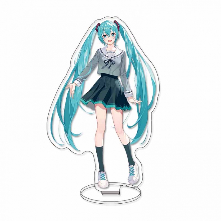 Hatsune Miku Anime characters acrylic Standing Plates Keychain 15CM 53625