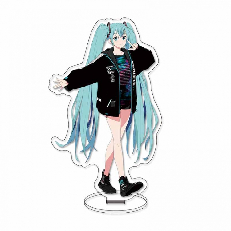 Hatsune Miku Anime characters acrylic Standing Plates Keychain 15CM 53636
