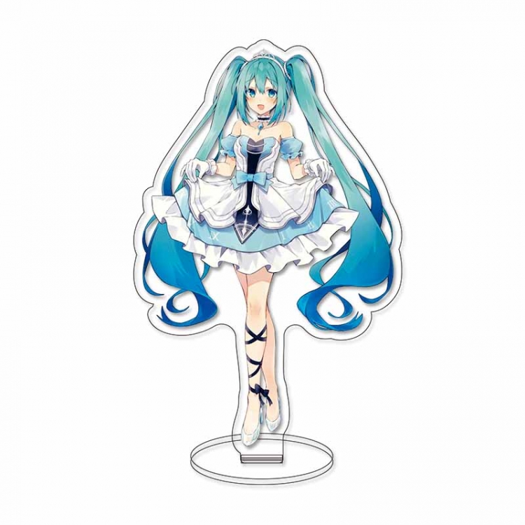 Hatsune Miku Anime characters acrylic Standing Plates Keychain 15CM 53623