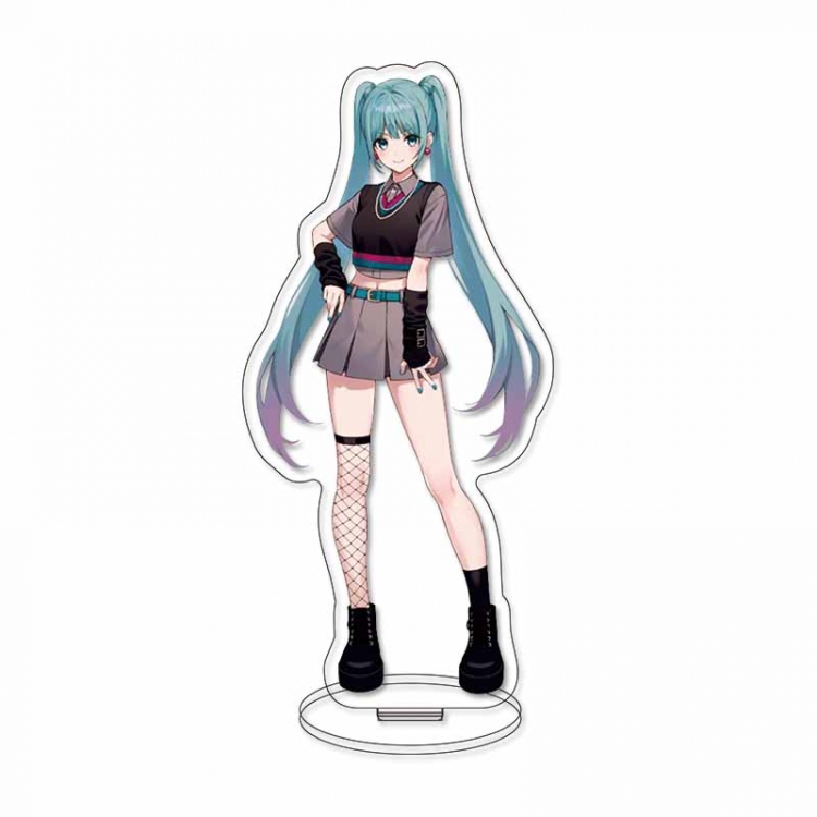 Hatsune Miku Anime characters acrylic Standing Plates Keychain 15CM 53629