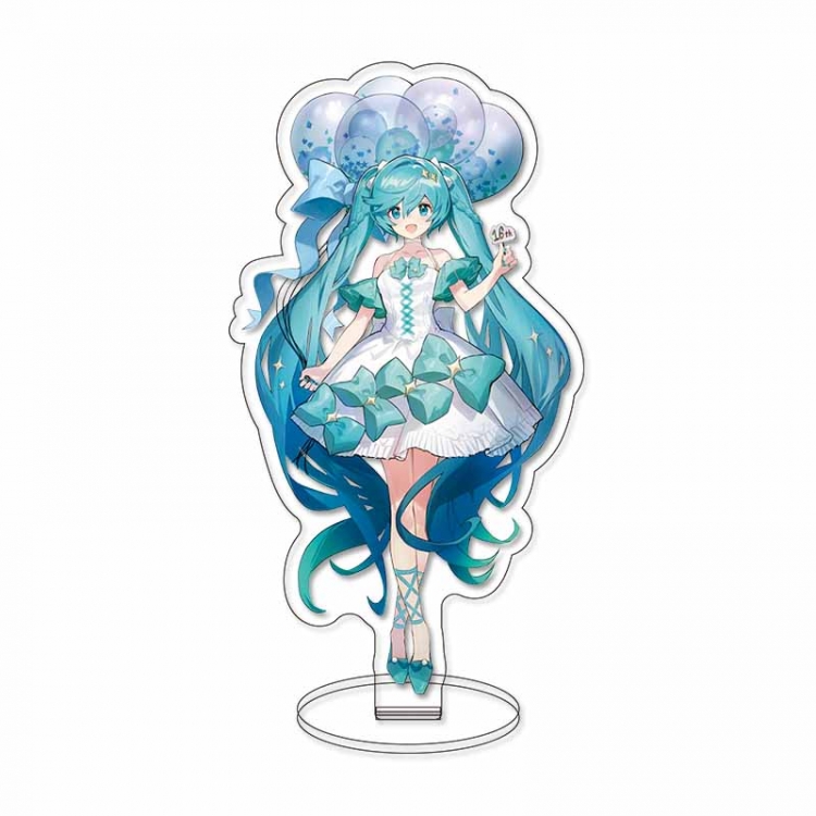 Hatsune Miku Anime characters acrylic Standing Plates Keychain 15CM 53633