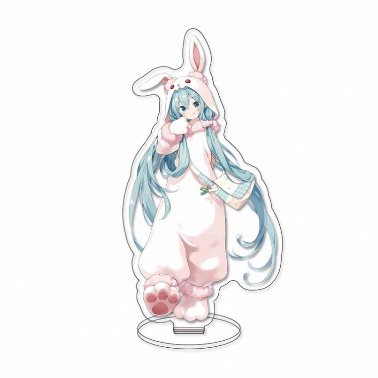 Hatsune Miku Anime characters acrylic Standing Plates Keychain 15CM 53630