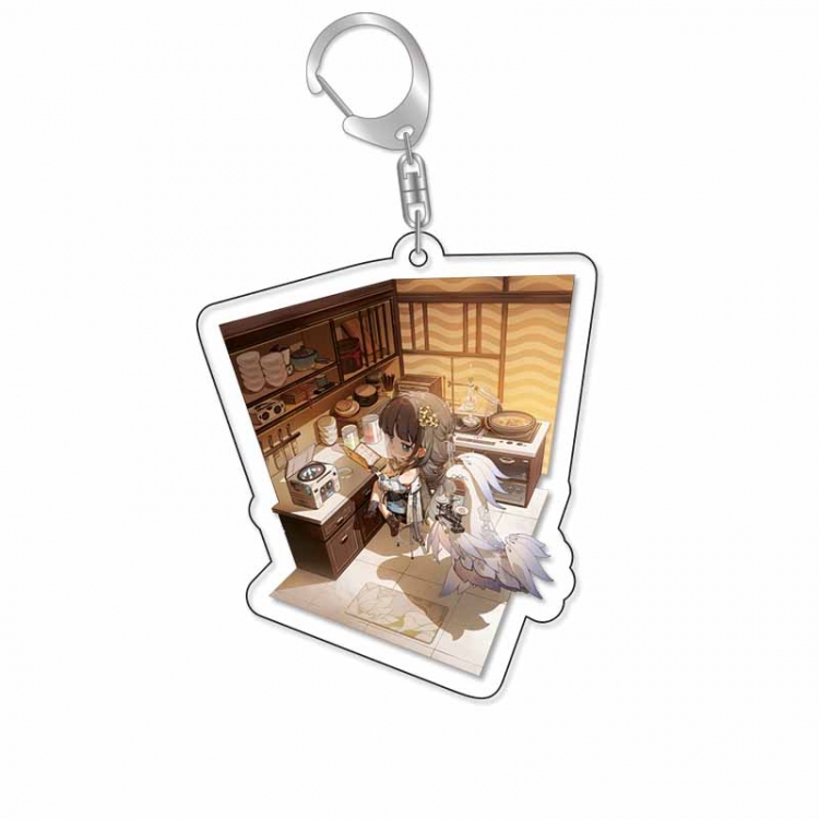 Wuthering Waves Anime Acrylic Keychain Charm price for 5 pcs c Keychain Char