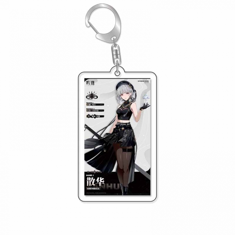 Wuthering Waves Anime Acrylic Keychain Charm price for 5 pcs 16595