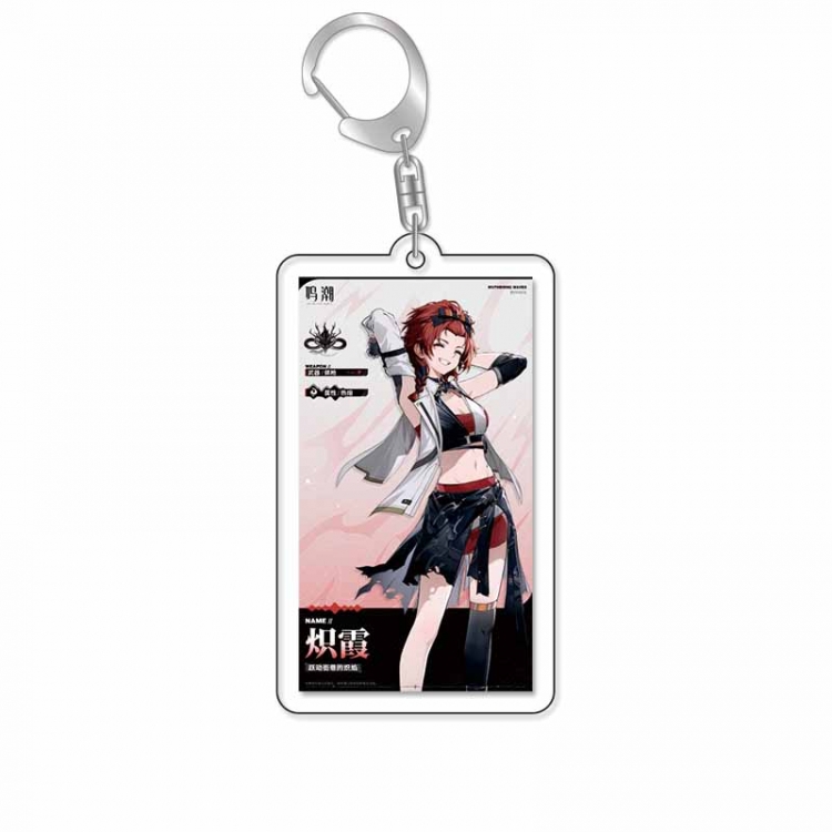 Wuthering Waves Anime Acrylic Keychain Charm price for 5 pcs 16594