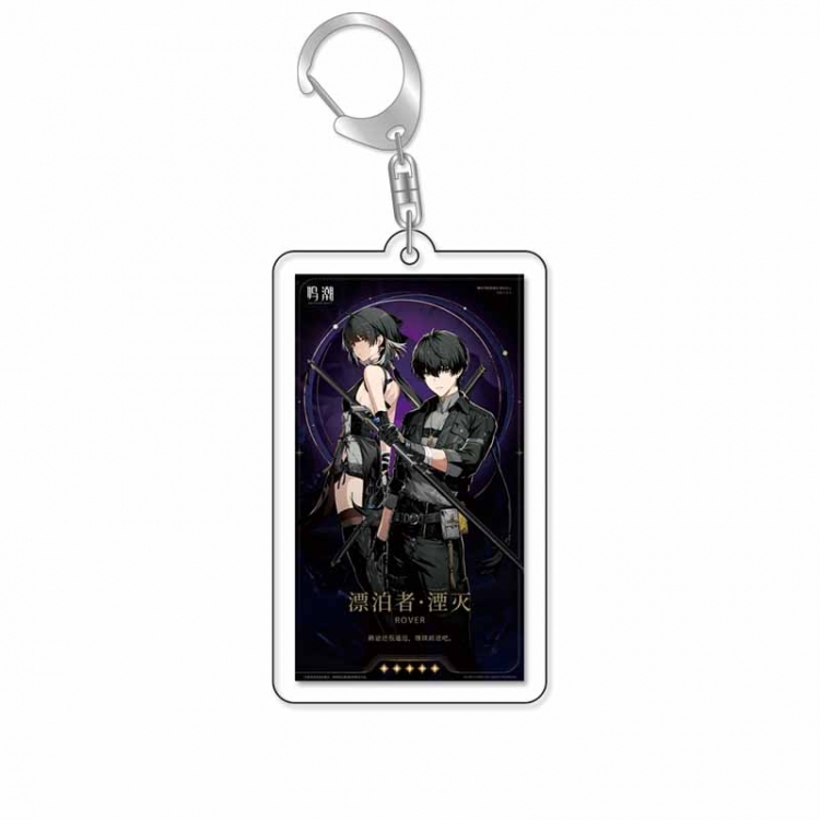 Wuthering Waves Anime Acrylic Keychain Charm price for 5 pcs 16590