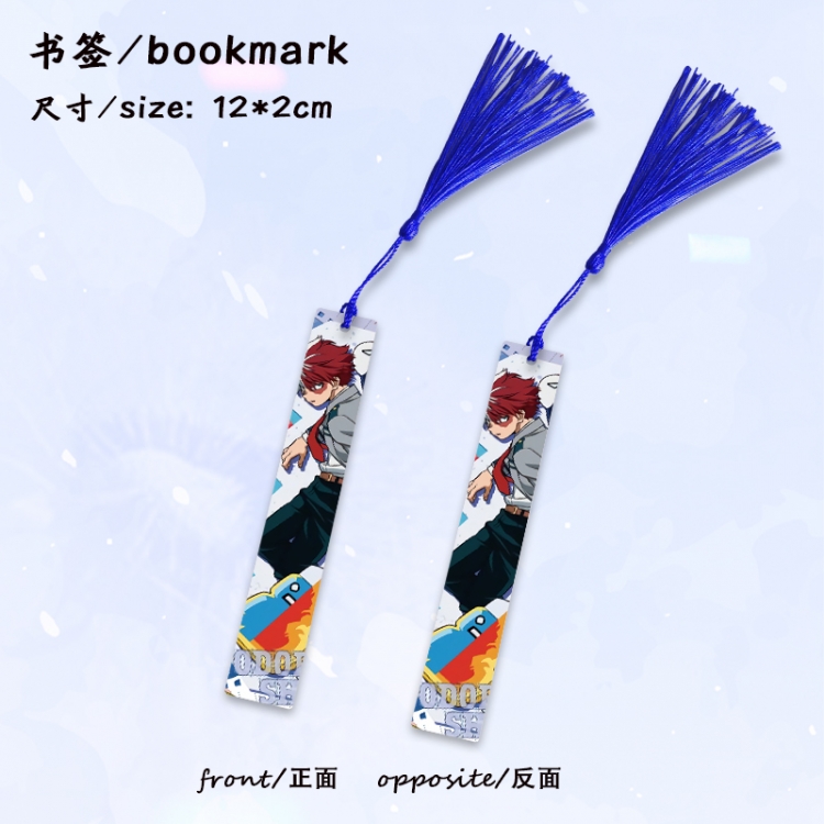 My Hero Academia Anime full-color printed metal bookmark stationery accessories 12X2CM price for 5 pcs