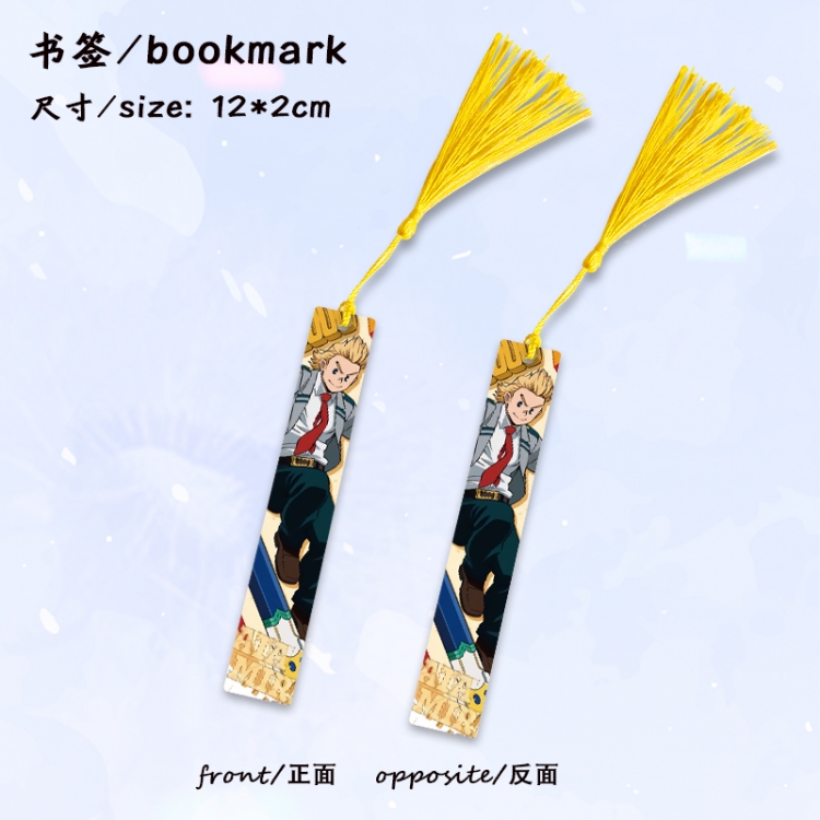 My Hero Academia Anime full-color printed metal bookmark stationery accessories 12X2CM price for 5 pcs