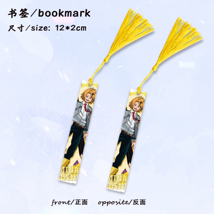 My Hero Academia Anime full-color printed metal bookmark stationery accessories 12X2CM price for 5 pcs