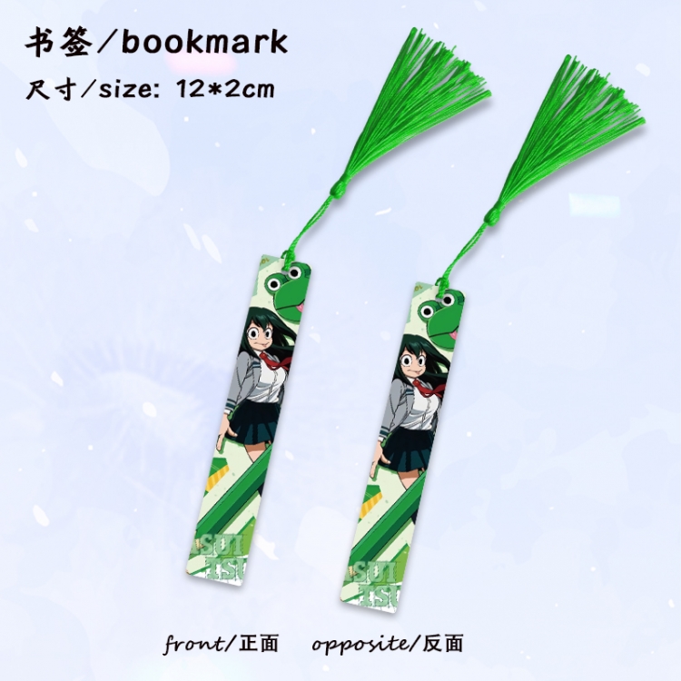 My Hero Academia Anime full-color printed metal bookmark stationery accessories 12X2CM price for 5 pcs