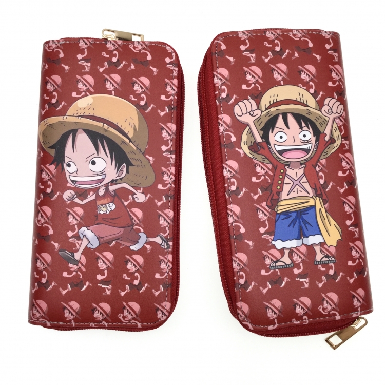 One Piece Full Color Printing Long section Zipper Wallet Purse