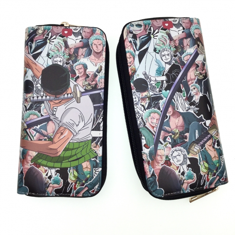 One Piece Full Color Printing Long section Zipper Wallet Purse