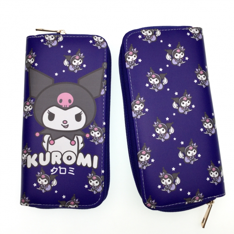 Kuromi Full Color Printing Long section Zipper Wallet Purse