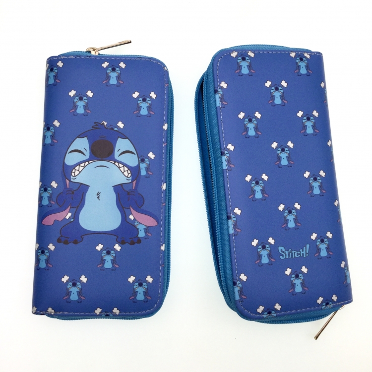 Lilo & Stitch Full Color Printing Long section Zipper Wallet Purse