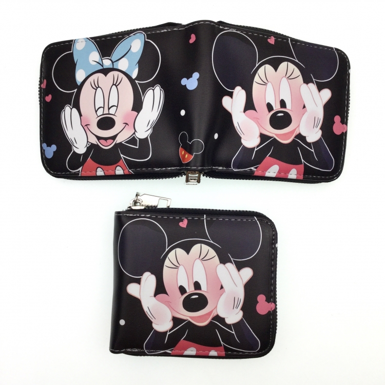 Mickey Animation medium zipper Card Wallet