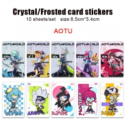 AOTU Frosted anime crystal bus...