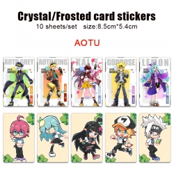 AOTU Frosted anime crystal bus...