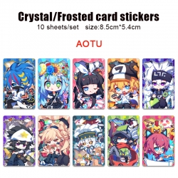 AOTU Anime Crystal Bus Card De...