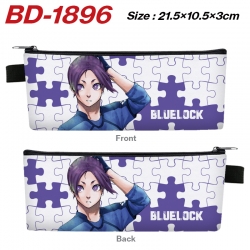 BLUE LOCK Anime PU Leather Zip...