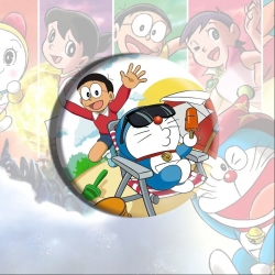 Doraemon Anime tinplate brooch...