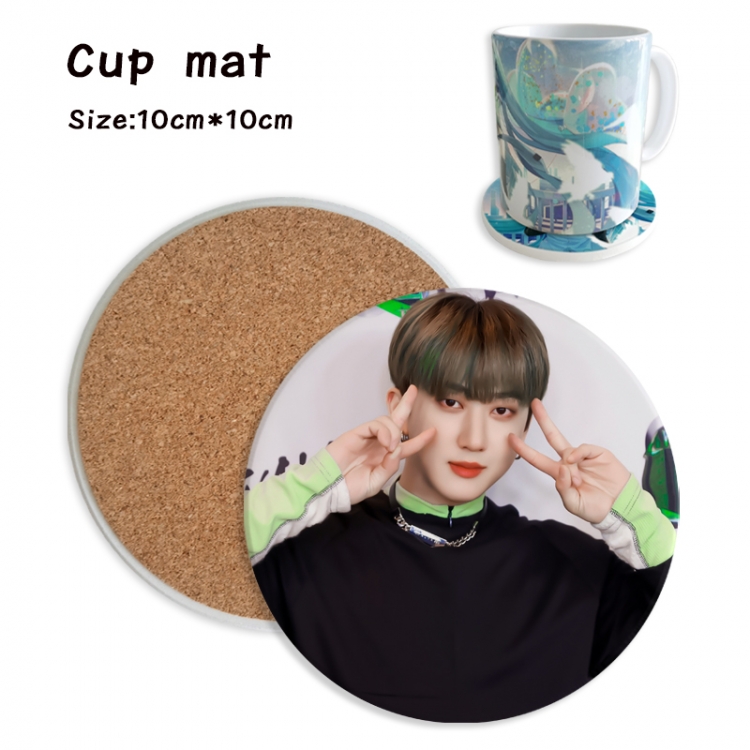 straykids Anime ceramic water absorbing and heat insulating coasters  price for 5 pcs