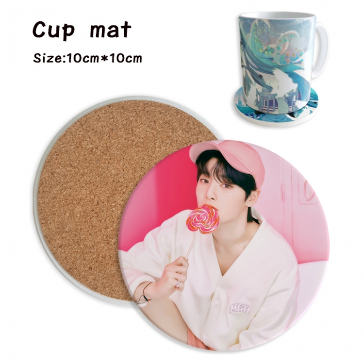 straykids Anime ceramic water absorbing and heat insulating coasters  price for 5 pcs