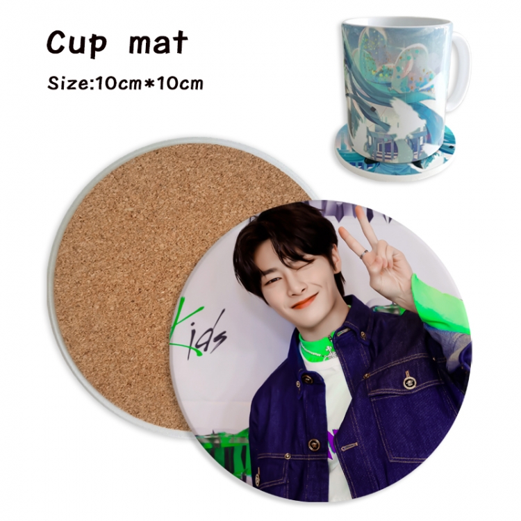 straykids Anime ceramic water absorbing and heat insulating coasters  price for 5 pcs