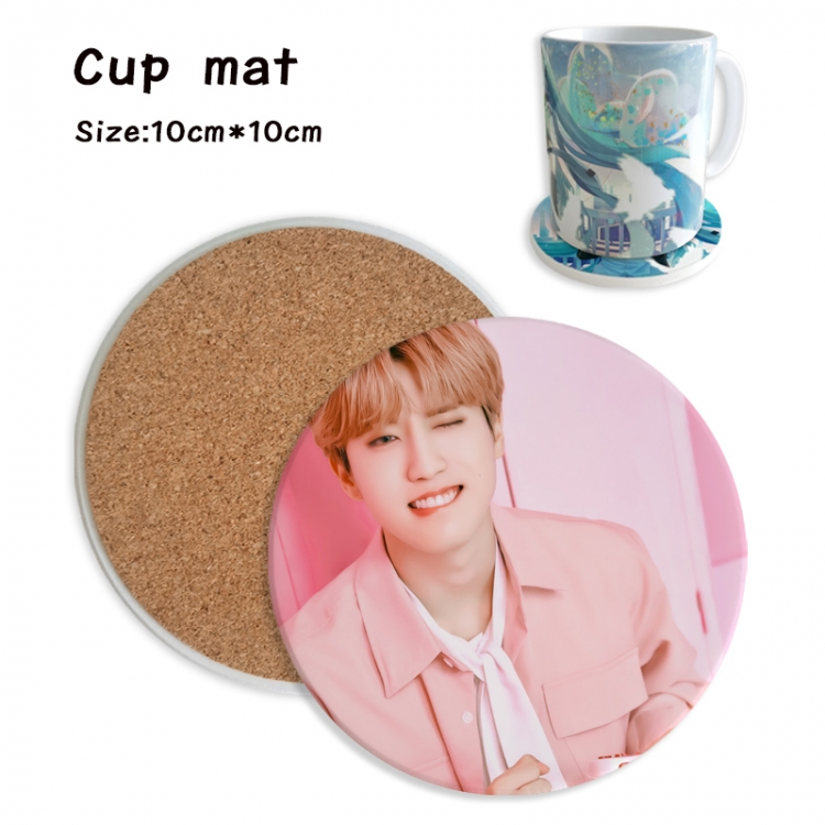 straykids Anime ceramic water absorbing and heat insulating coasters  price for 5 pcs