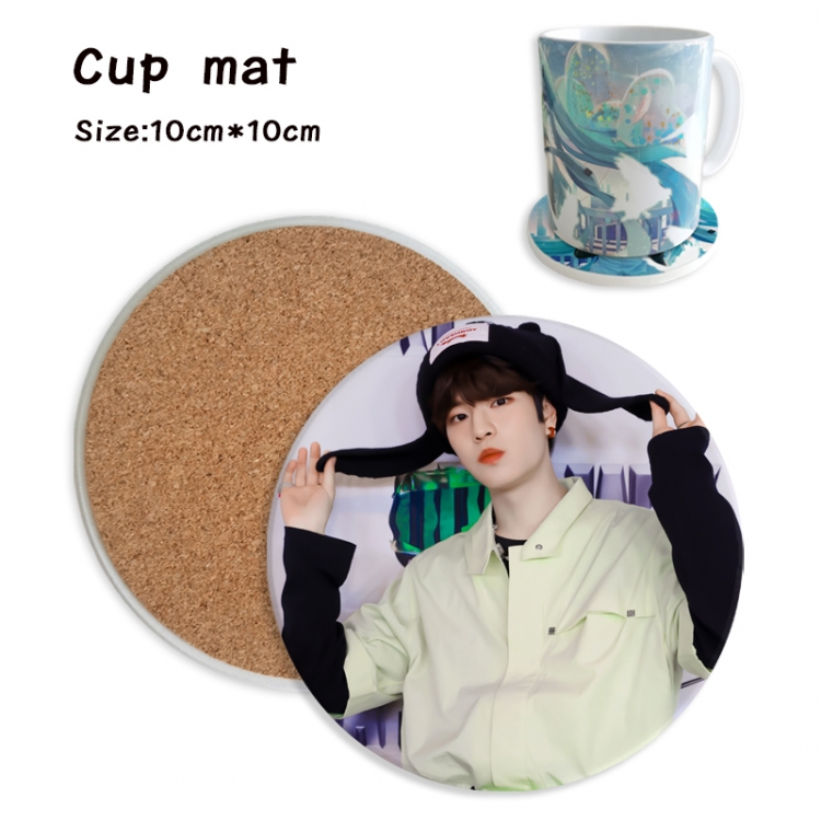 straykids Anime ceramic water absorbing and heat insulating coasters  price for 5 pcs