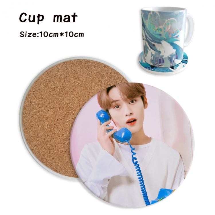 straykids Anime ceramic water absorbing and heat insulating coasters  price for 5 pcs