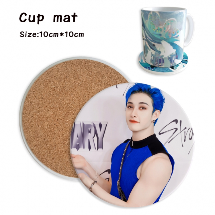 straykids Anime ceramic water absorbing and heat insulating coasters  price for 5 pcs