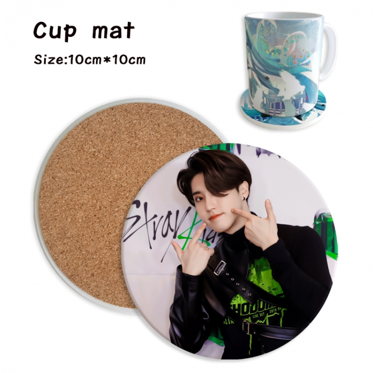 straykids Anime ceramic water absorbing and heat insulating coasters  price for 5 pcs