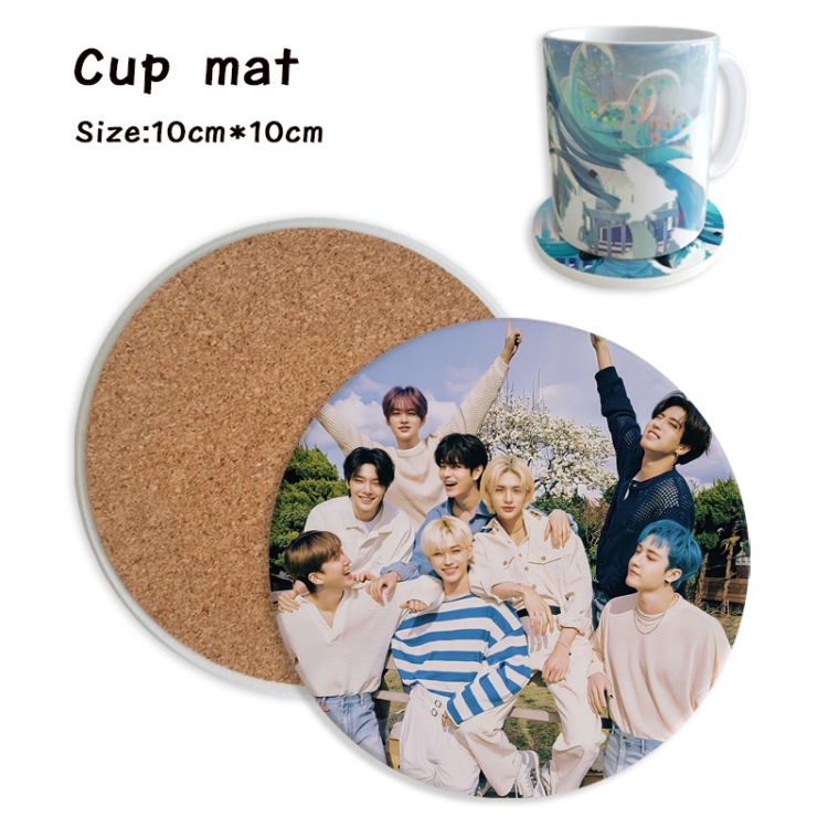 straykids Anime ceramic water absorbing and heat insulating coasters  price for 5 pcs