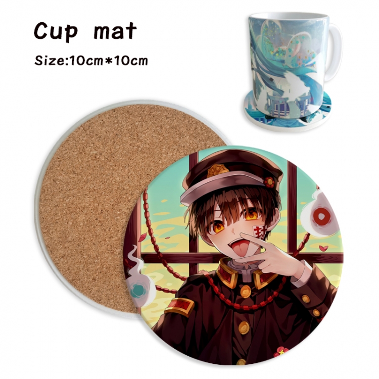 Toilet-bound Hanako-kun Anime ceramic water absorbing and heat insulating coasters price for 5 pcs