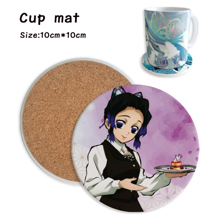 Demon Slayer Kimets Anime ceramic water absorbing and heat insulating coasters price for 5 pcs