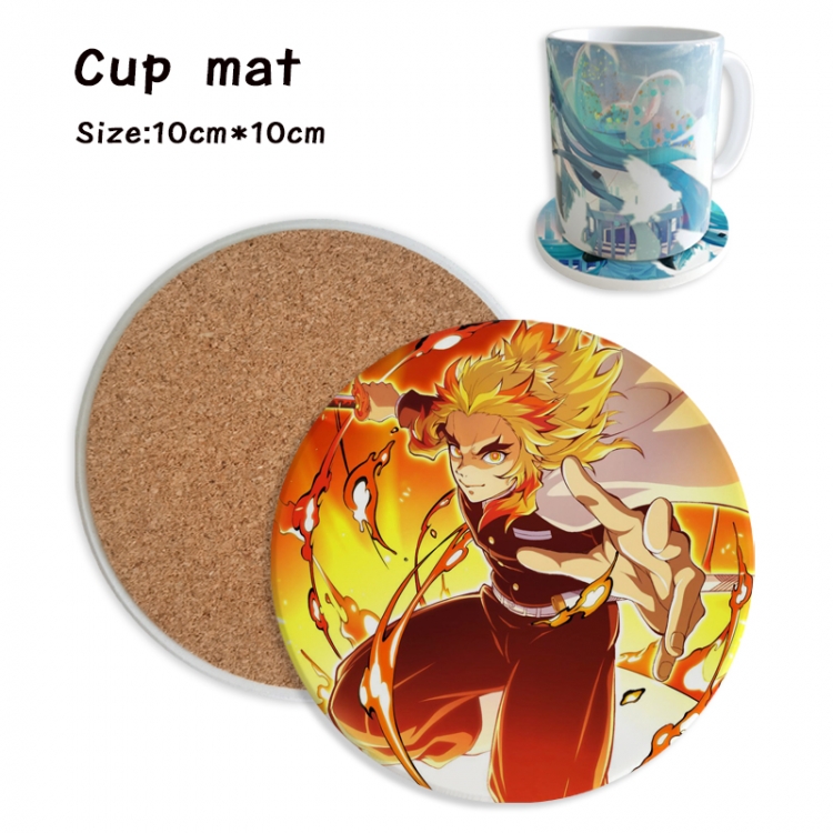 Demon Slayer Kimets Anime ceramic water absorbing and heat insulating coasters price for 5 pcs