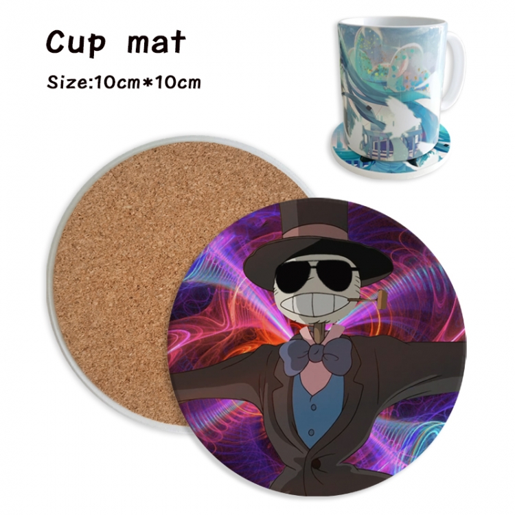 Hauru no ugoku shiro Anime ceramic water absorbing and heat insulating coasters price for 5 pcs