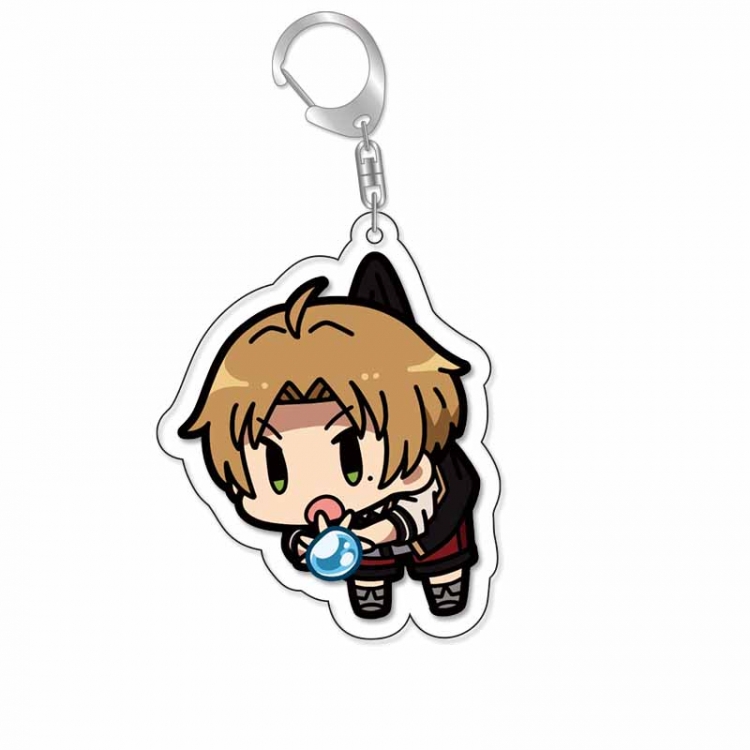 Jobless Reincarnat Anime Acrylic Keychain Charm price for 5 pcs 16611