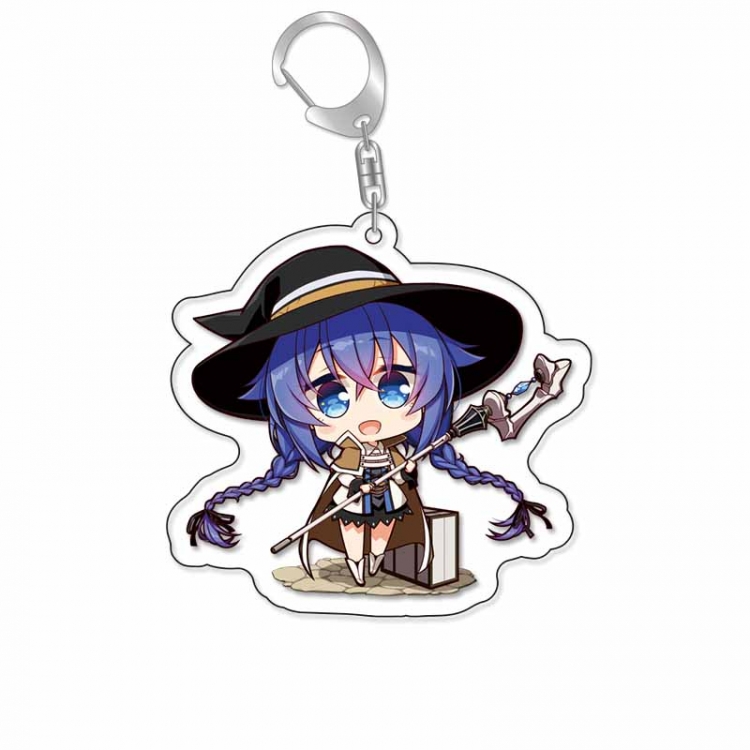 Jobless Reincarnat Anime Acrylic Keychain Charm price for 5 pcs 16615