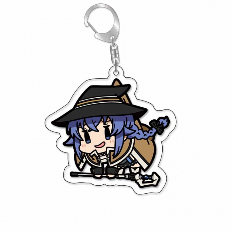 Jobless Reincarnat Anime Acrylic Keychain Charm price for 5 pcs 16612