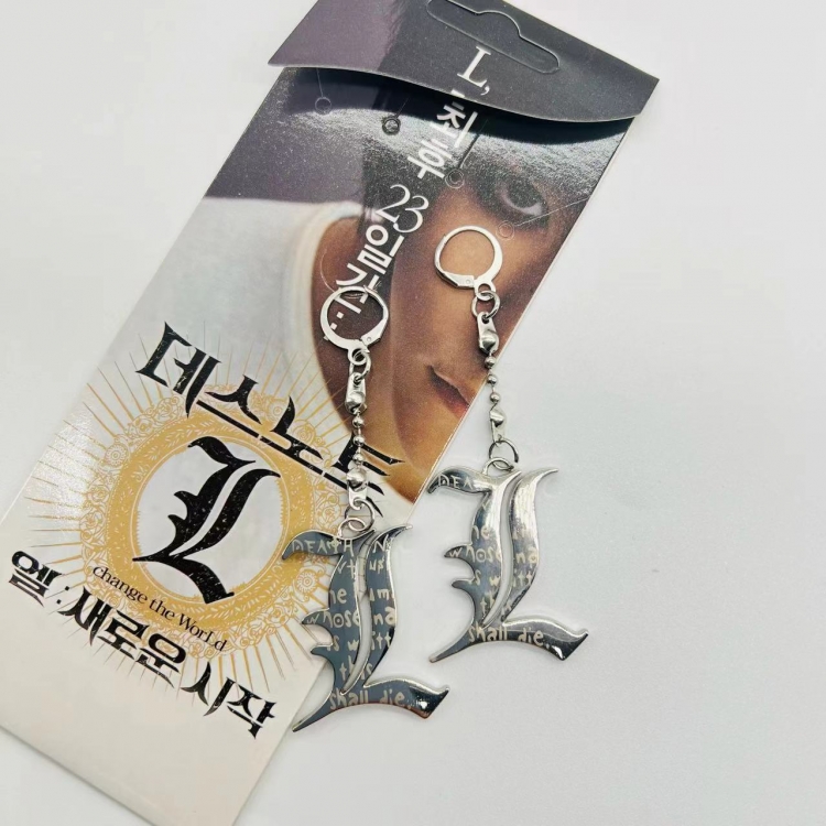 Death note Anime peripheral earrings pendant jewelry