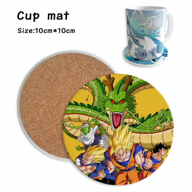 DRAGON BALL Anime ceramic water absorbing and heat insulating coasters price for 5 pcs