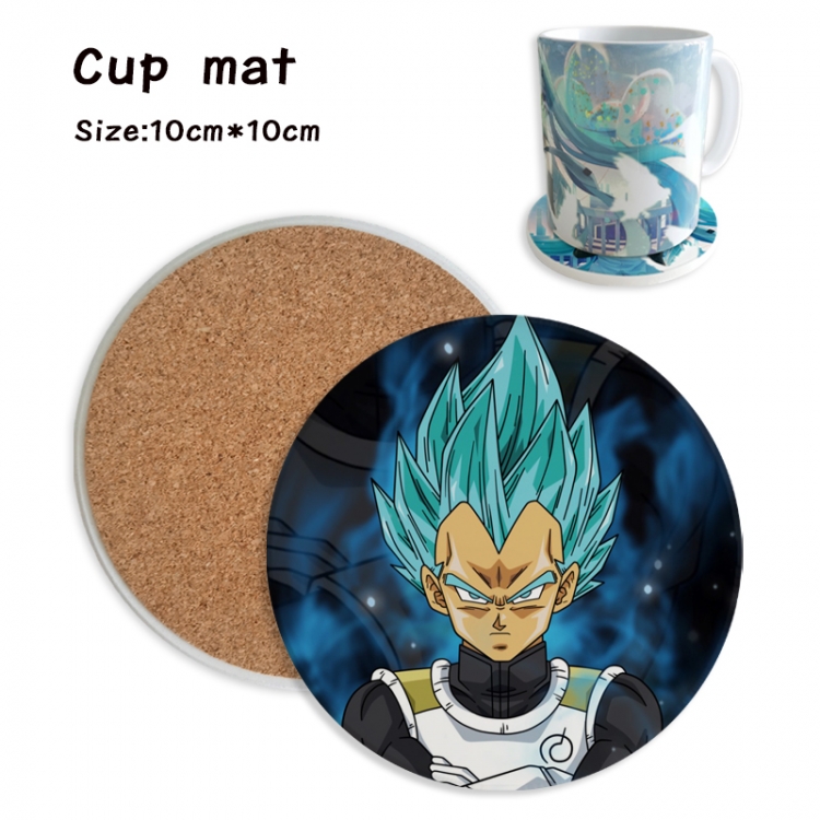 DRAGON BALL Anime ceramic water absorbing and heat insulating coasters price for 5 pcs