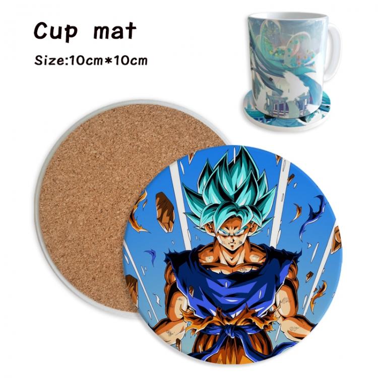 DRAGON BALL Anime ceramic water absorbing and heat insulating coasters price for 5 pcs