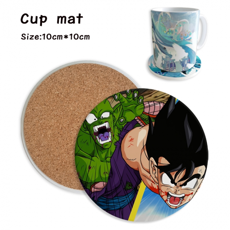 DRAGON BALL Anime ceramic water absorbing and heat insulating coasters price for 5 pcs