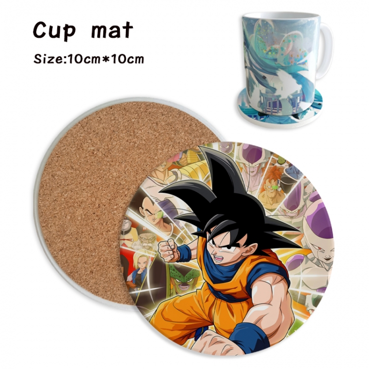 DRAGON BALL Anime ceramic water absorbing and heat insulating coasters price for 5 pcs