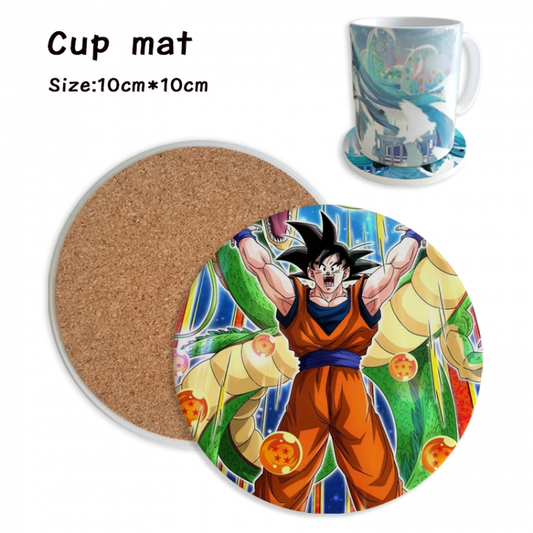 DRAGON BALL Anime ceramic water absorbing and heat insulating coasters price for 5 pcs