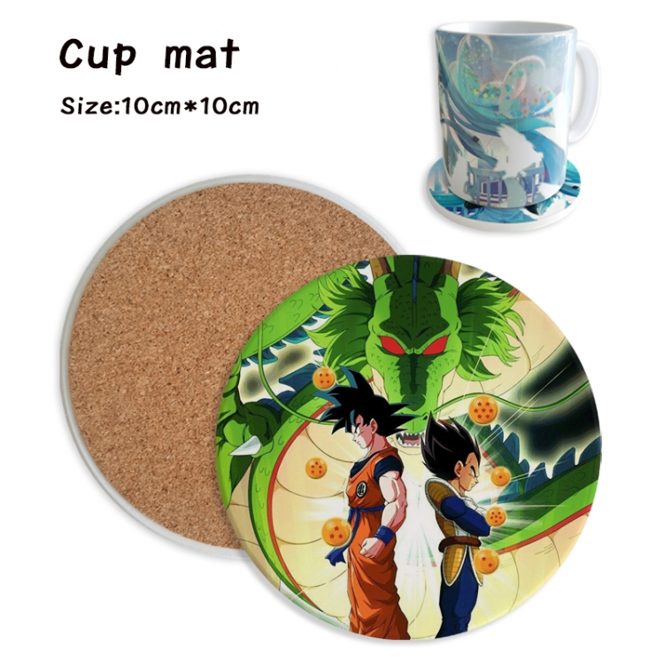 DRAGON BALL Anime ceramic water absorbing and heat insulating coasters price for 5 pcs