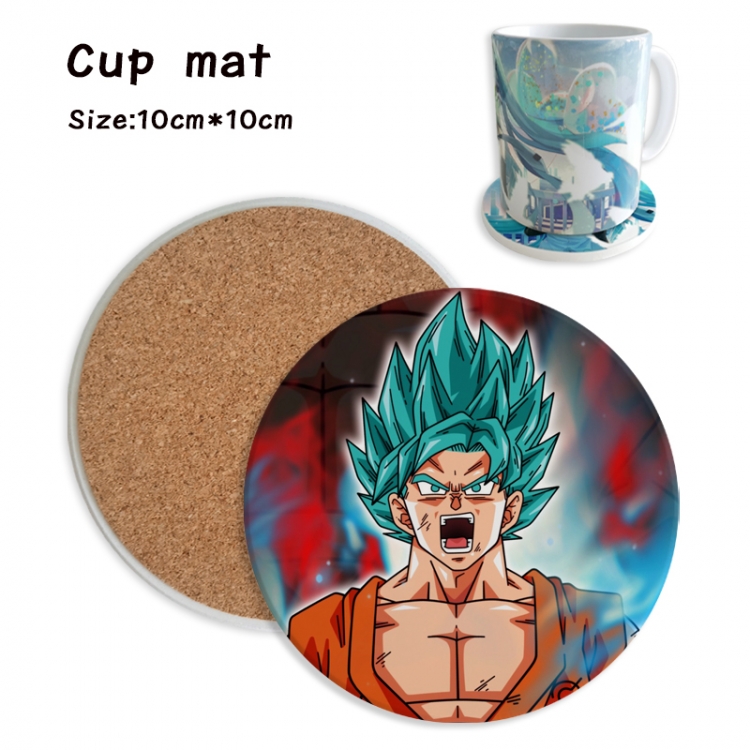 DRAGON BALL Anime ceramic water absorbing and heat insulating coasters price for 5 pcs