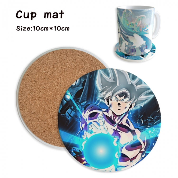 DRAGON BALL Anime ceramic water absorbing and heat insulating coasters price for 5 pcs